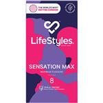 LifeStyles® Sensation Max Condoms 8 Pack