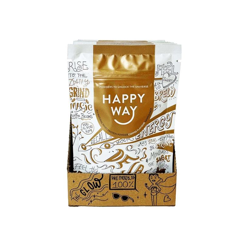 Happy Way Deja Brew Coffee Whey Protein Powder Travel Packs 6x60g product image