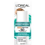 L'Oreal Bright Reveal Tinted SPF 50 Fluid Medium 50ml