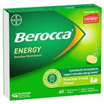 Berocca Energy Pinelime Crush 60 Effervescent Tablets Exclusive