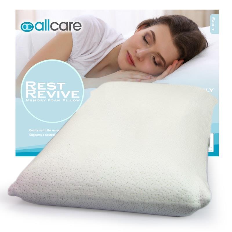 AllCare Rest & Revive Memory Foam Pillow Soft