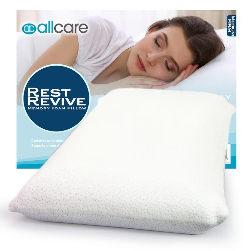 AllCare Rest & Revive Memory Foam Pillow Firm Medium product image