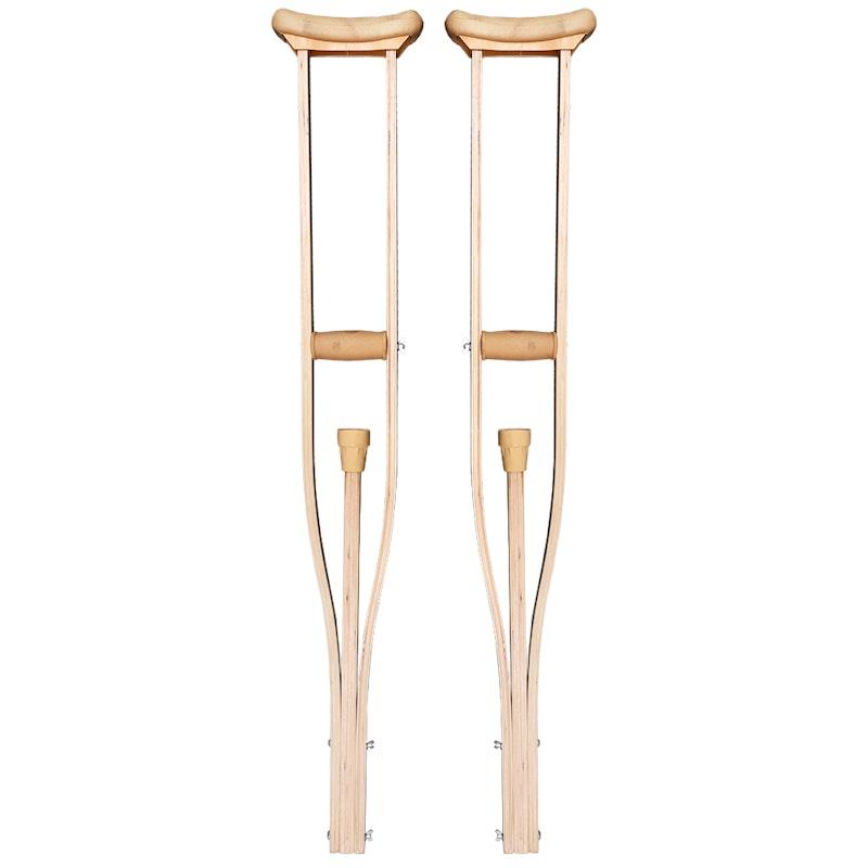 Livingstone Underarm Crutches Large Wood Adjustable 122-152cm 1Pair product image