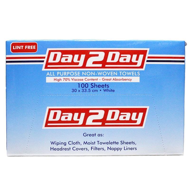 Day 2 Day All Purpose Towel Lint Free 30 x 33.5cm 100 Sheets/Box product image
