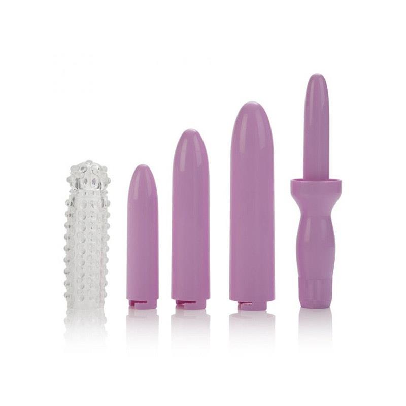 CalExotics Dr. Laura Berman Rechargeable Dilators Set of 4 Locking Sizes Plus Sleeve