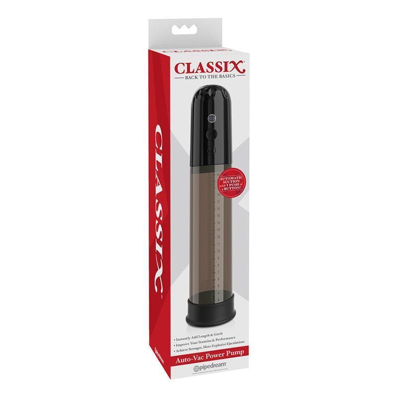 Pipedream Classix Auto-Vac Power Pump Black