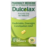 Dulcolax Laxatives 5mg 50 Tablets