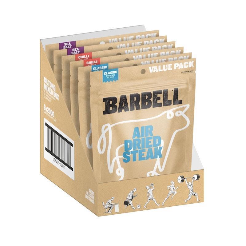 Barbell Foods Biltong Mixed 200g 6 Pack product image