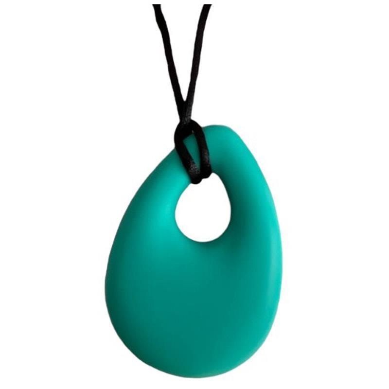 Sensory Safari Sensory Necklace Tear Drop Dark Teal Green product image