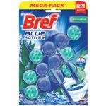 Bref Blue Active Eucalyptus Toilet Cleaner Block 50g x 3 Pack