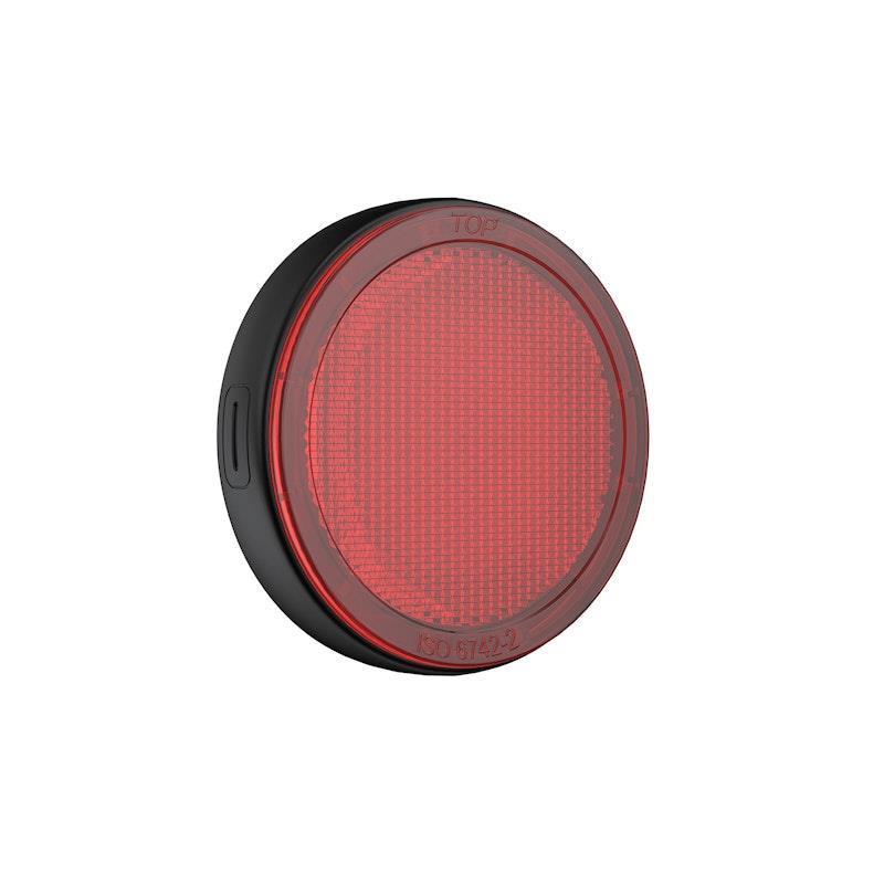 Laser Round Red Reflector Smart Tag 1 Piece product image