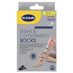 Scholl Travel and Compression Socks Natural Large