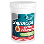 Gaviscon Extra Strength Peppermint 60 Chewable Tablets