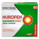 Nurofen Zavance 80 Mini Liquid Capsules Exclusive Size