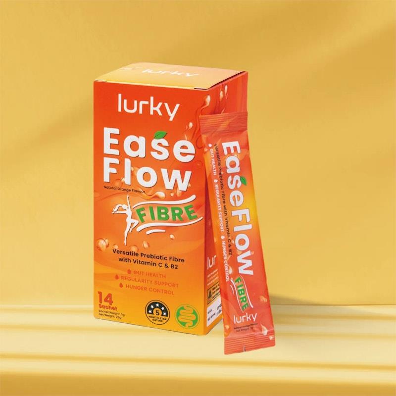 Buy Lurky EaseFlow Fibre with Vitamin C & B2 14 Sachets Online at
