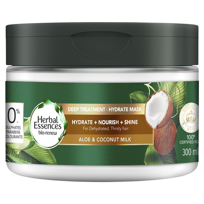 Herbal Essences Bio Renew Coconut Milk & Aloe Deep Hydrate Mask 300ml product image
