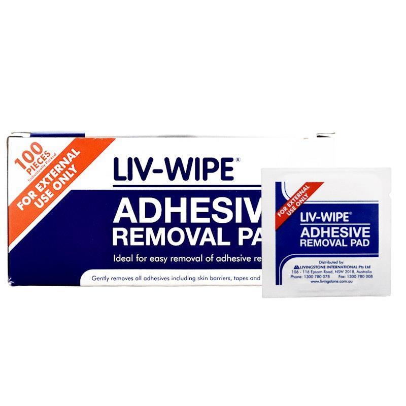 Livingstone Adhesive Remover Wipe 100 Pieces/Box