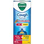 Vicks Cough Syrup Xtra Strong Dry + Chesty 200ml