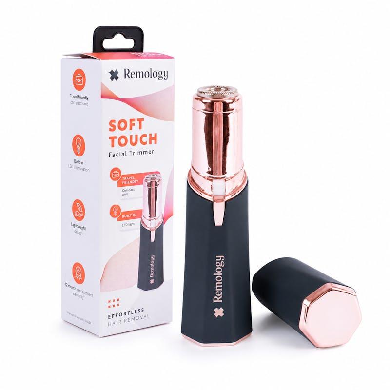 Remology Soft Touch Women's Facial Hair Remover with LED Light Precision Trimmer 1Unit