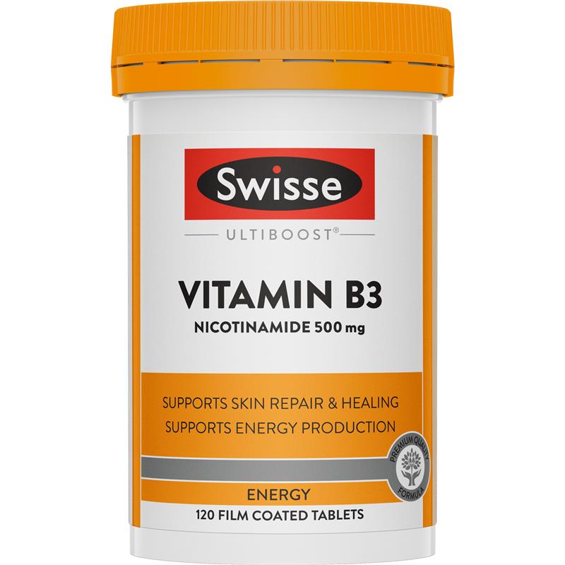 Swisse Ultiboost Vitamin B3 120 Tablets