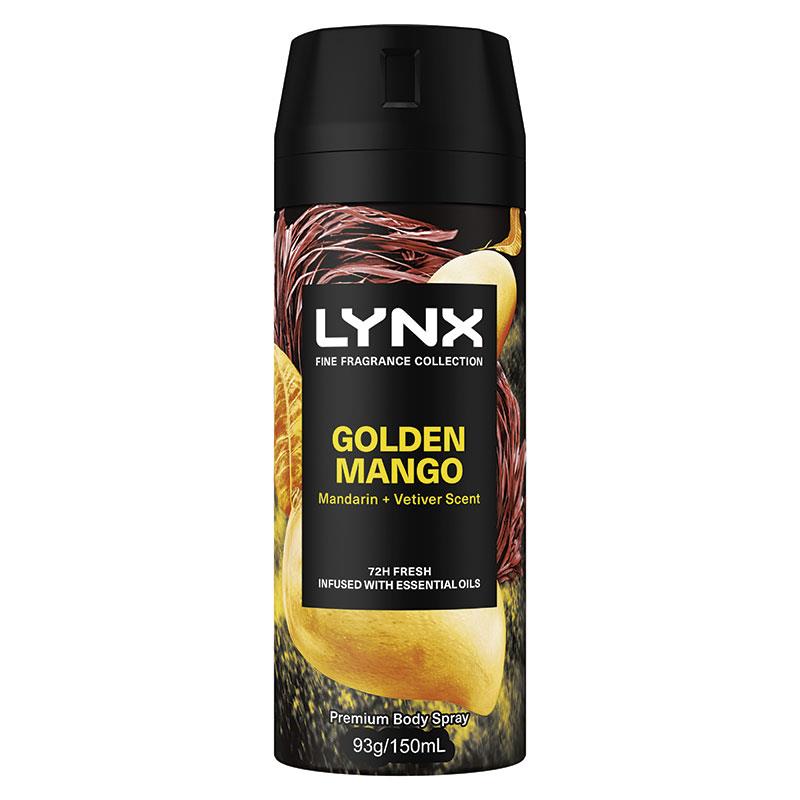 Lynx Fine Fragrance Premium Body Spray Golden Mango 150ml