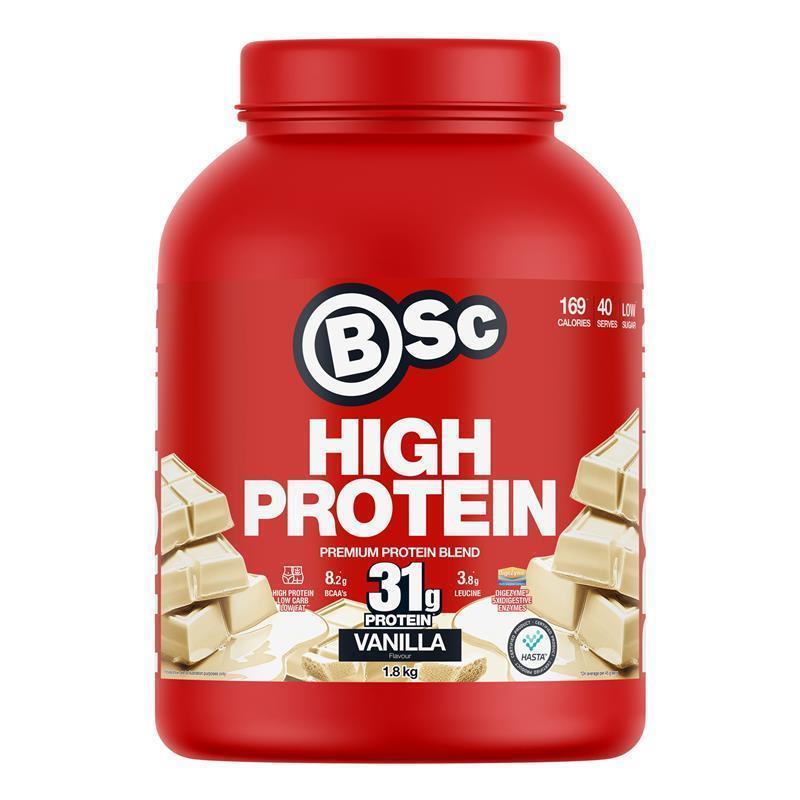 BSc Shred Protein Vanilla 1.8kg Tub