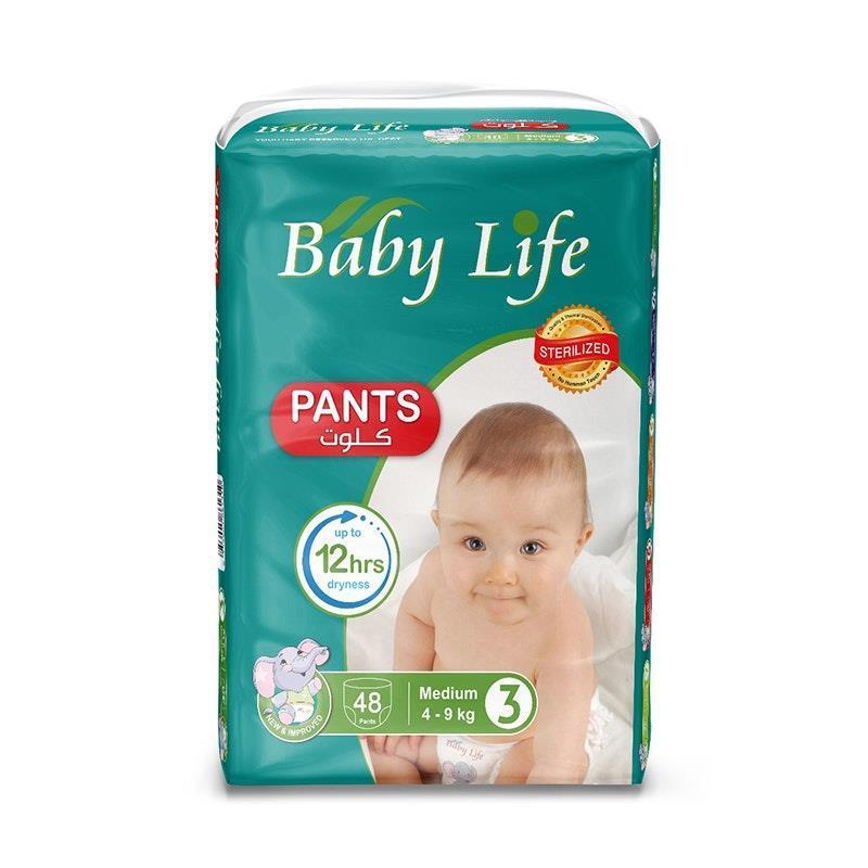 Baby Life  Nappy Pants Box Medium 2x48 Pack