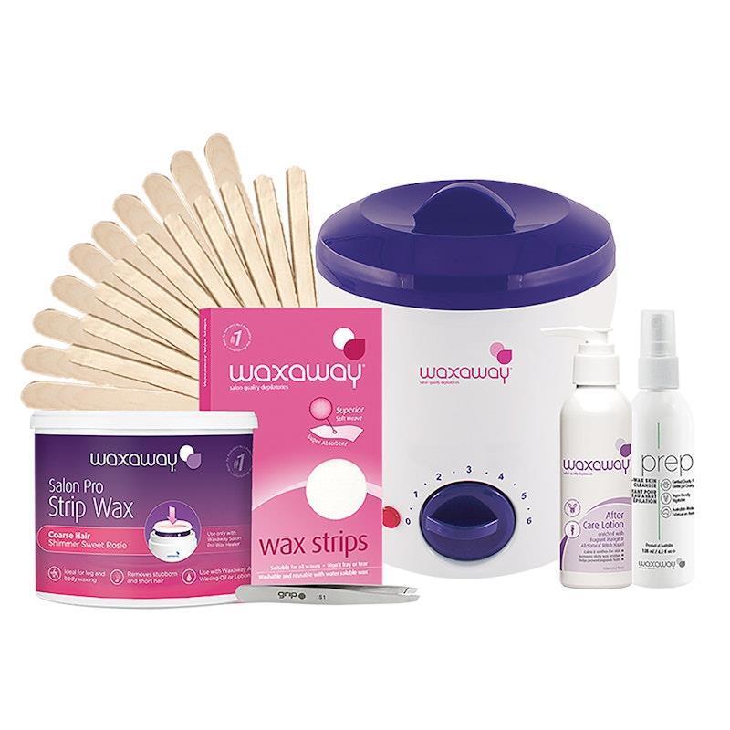 Waxaway Professional Strip Waxing Kit