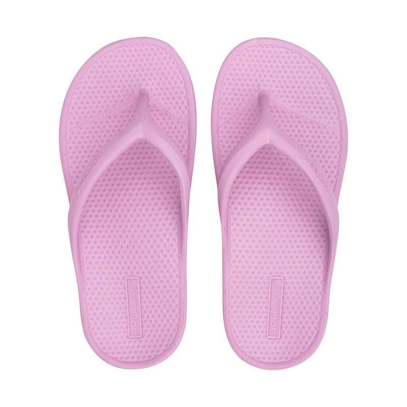 Archline Orthotic Foam Thongs Arch Support Flip Flops Orthopedic Rebound - Lilac Euro Size 41