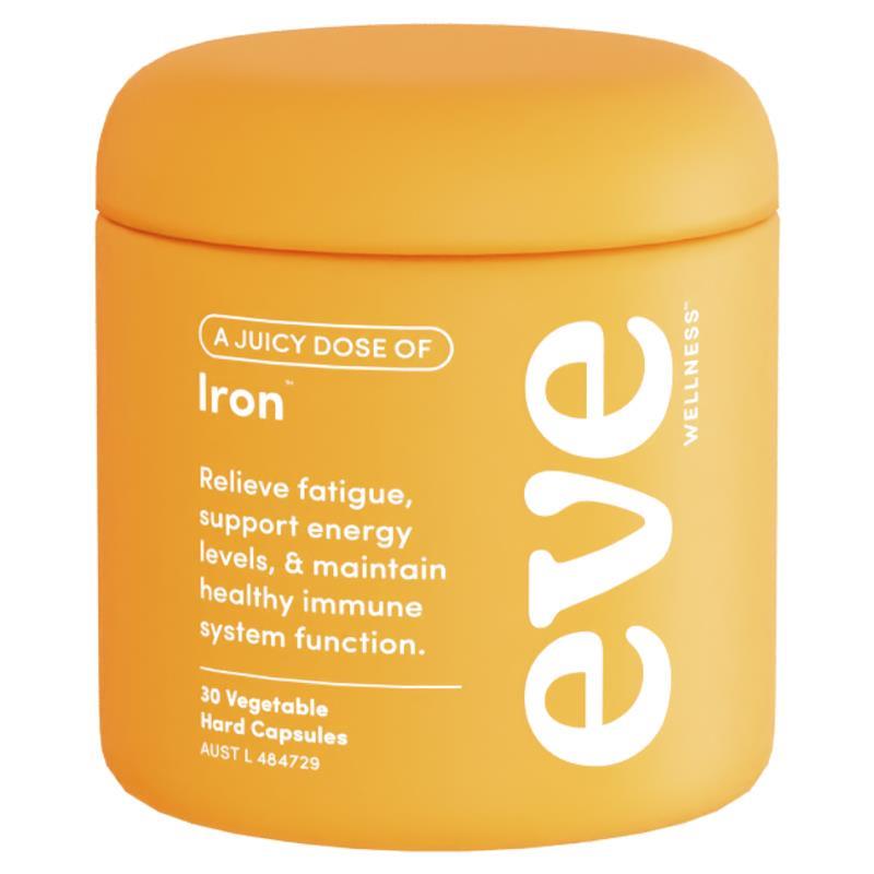 Eve Wellness A Juicy Dose Of Iron 30 Capsules