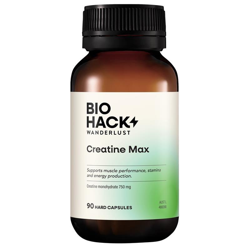 BioHack Wanderlust Creatine Max 90 Capsules