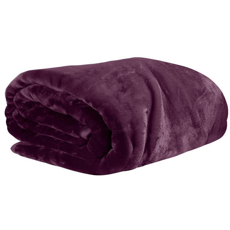 Laura Hill Mink Blanket XL Double Sided Oversized Faux Throw Rug 305 x 305cm Mauve
