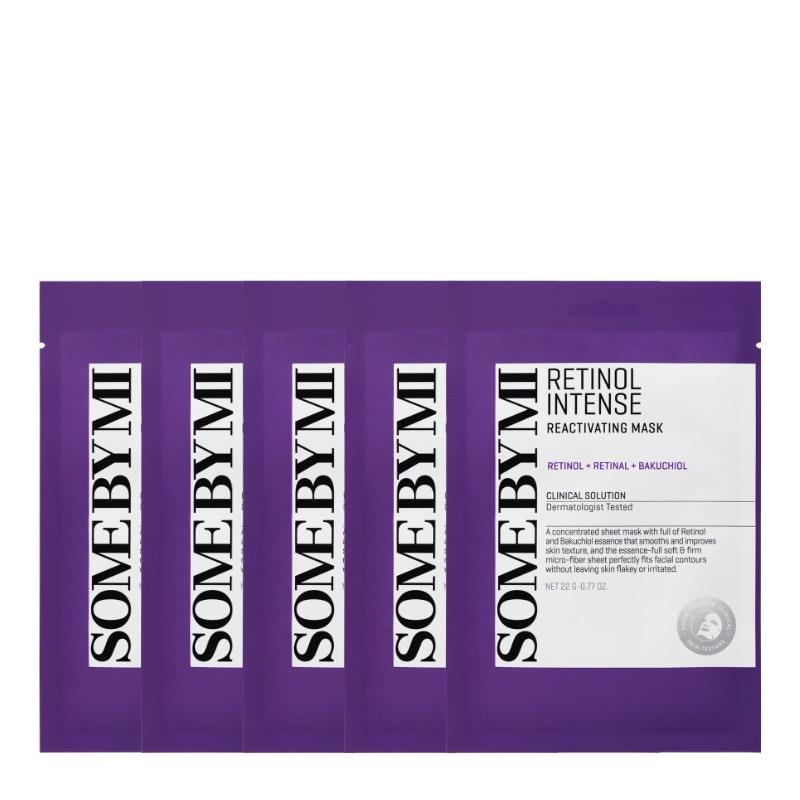 SOME BY MI Retinol Intense Reactivating Mask Bundle 5 Sheets