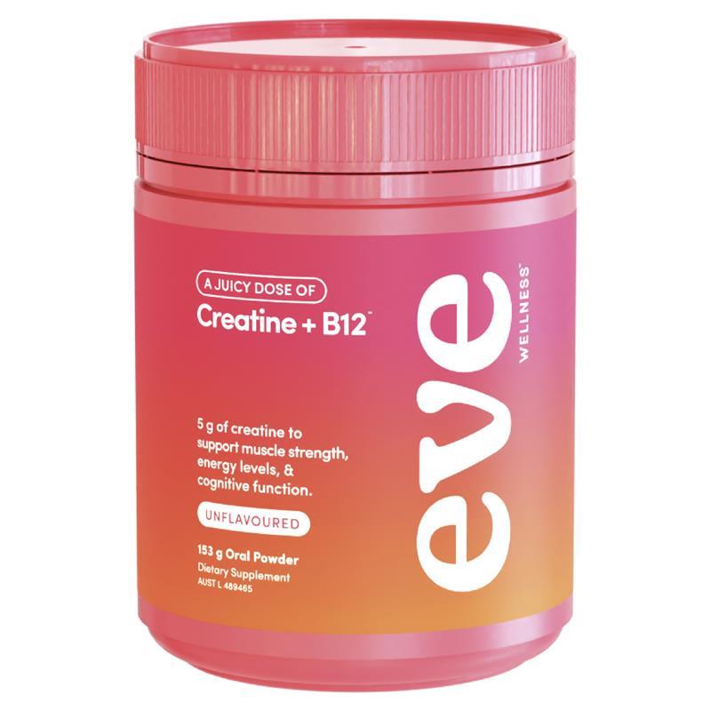 Eve Wellness A Juicy Dose of Creatine + B12 153g Oral Powder