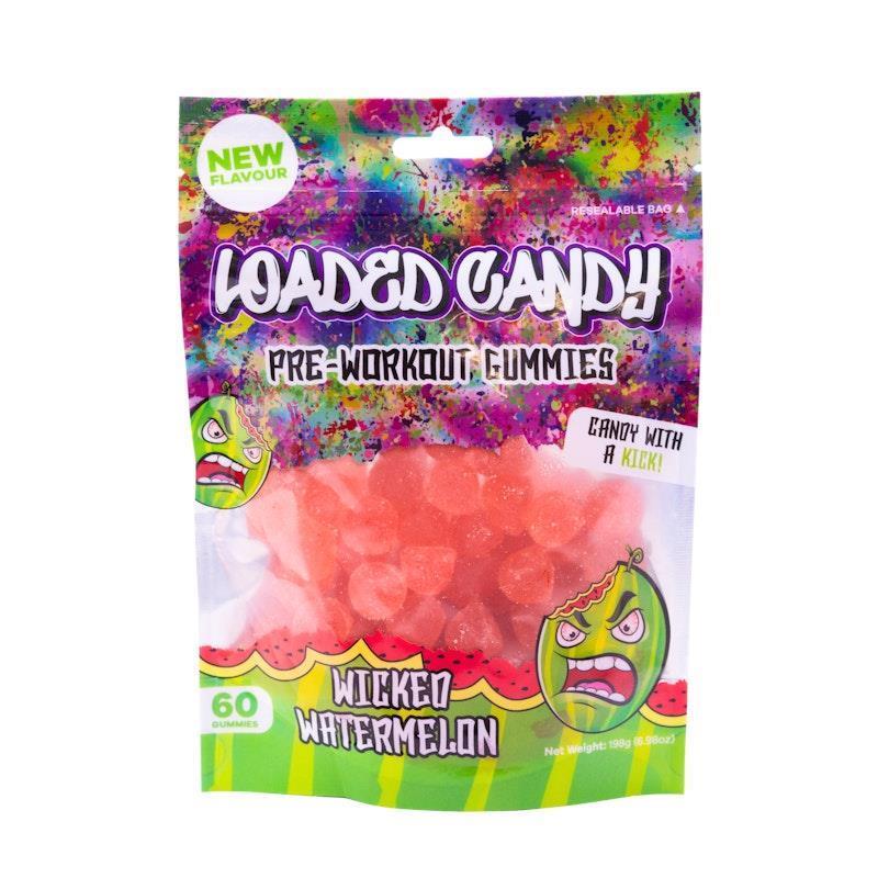 Loaded Candy Pre-Workout Gummies Wicked Watermelon