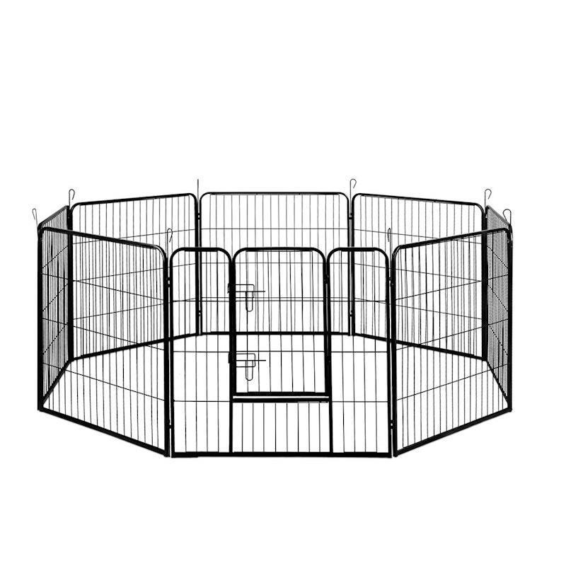 i.Pet 32inch 8 Panel Dog Playpen Pet Exercise Cage Enclosure Fence Play Pen Set