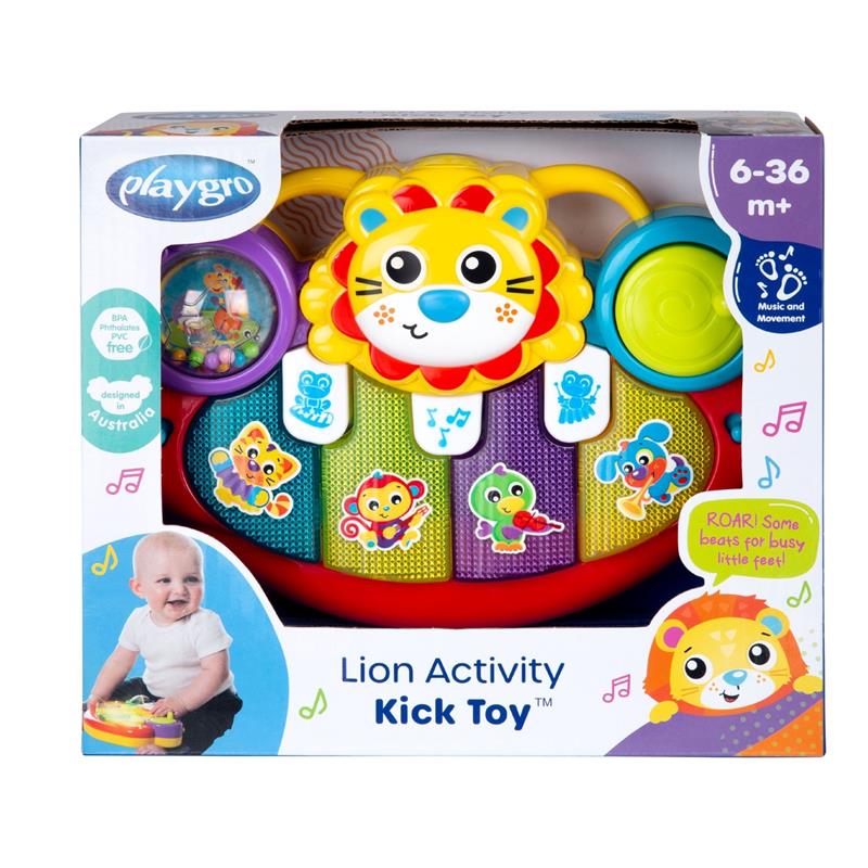 Playgro Lion Activity Kick Toy