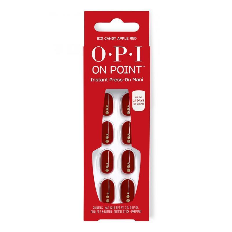 OPI On Point Instant Press-On Mani Big Candy Apple Red
