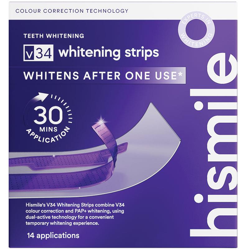 Buy Hismile V34 Teeth Whitening Strips 14 Pack Online At Chemist Warehouse