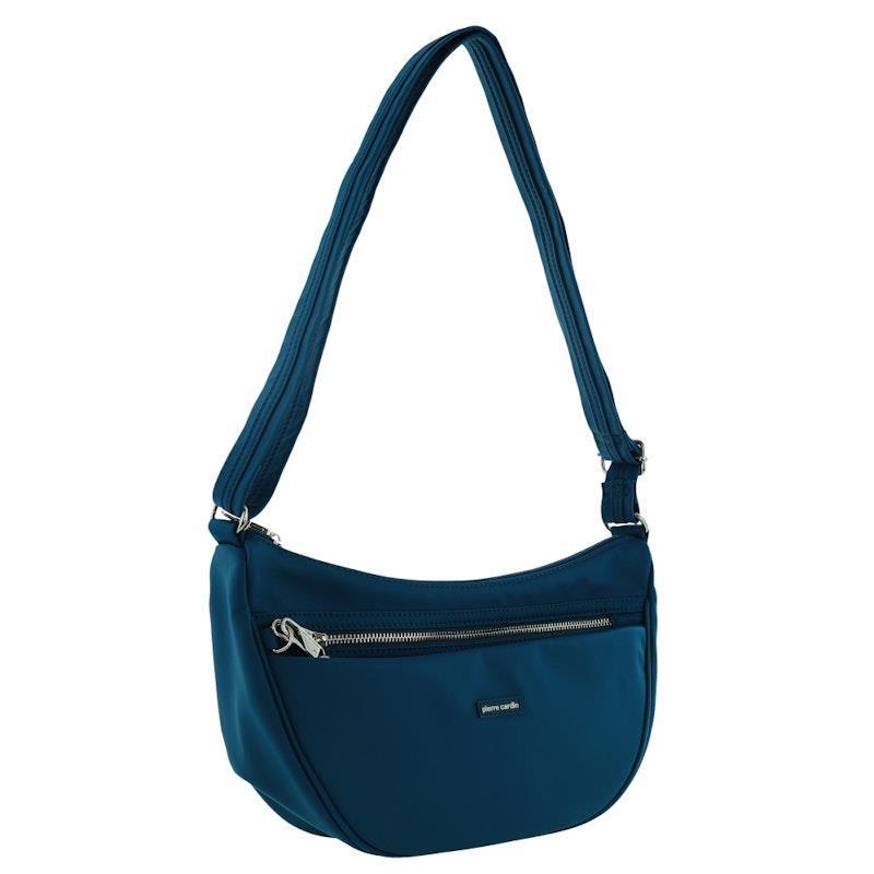Pierre Cardin Nylon Anti-Theft Crossbody Bag Turqoise