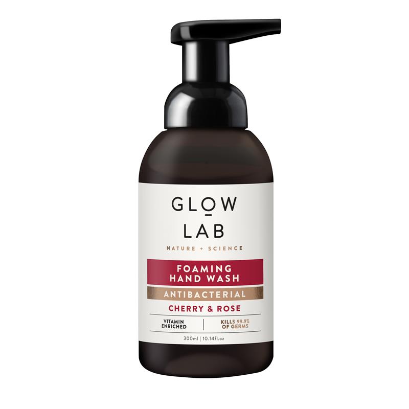 Buy Glow Lab Antibacterial Foaming Cherry & Rose Hand Wash 300ml online ...