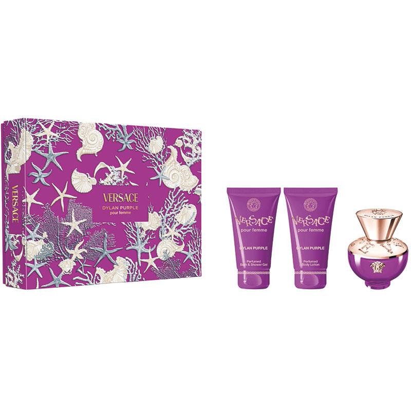 VERSACE Dylan Purple 香水セット 3点 Buy Versace Dylan Purple Eau de Toilette 50ml + Shower Gel + Body