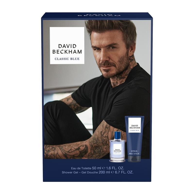 David Beckham Classic Blue Eau de Toilette 50ml + Shower Gel 2 Piece Set