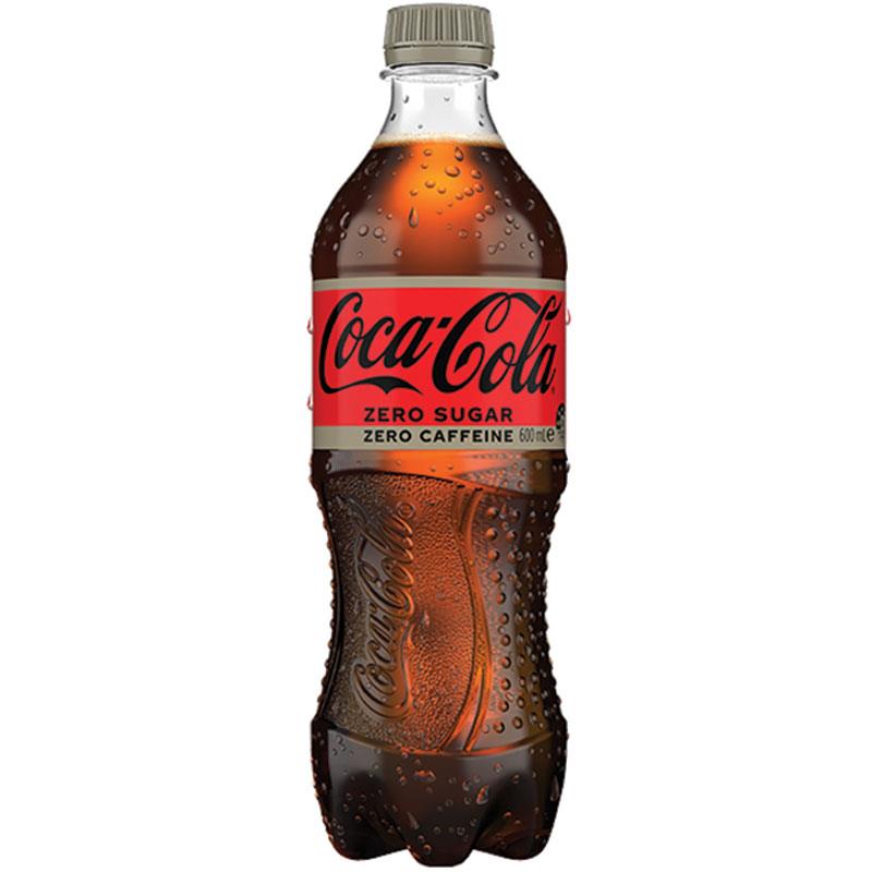 Coca-Cola Zero Sugar Caffeine Free 600mL bottle