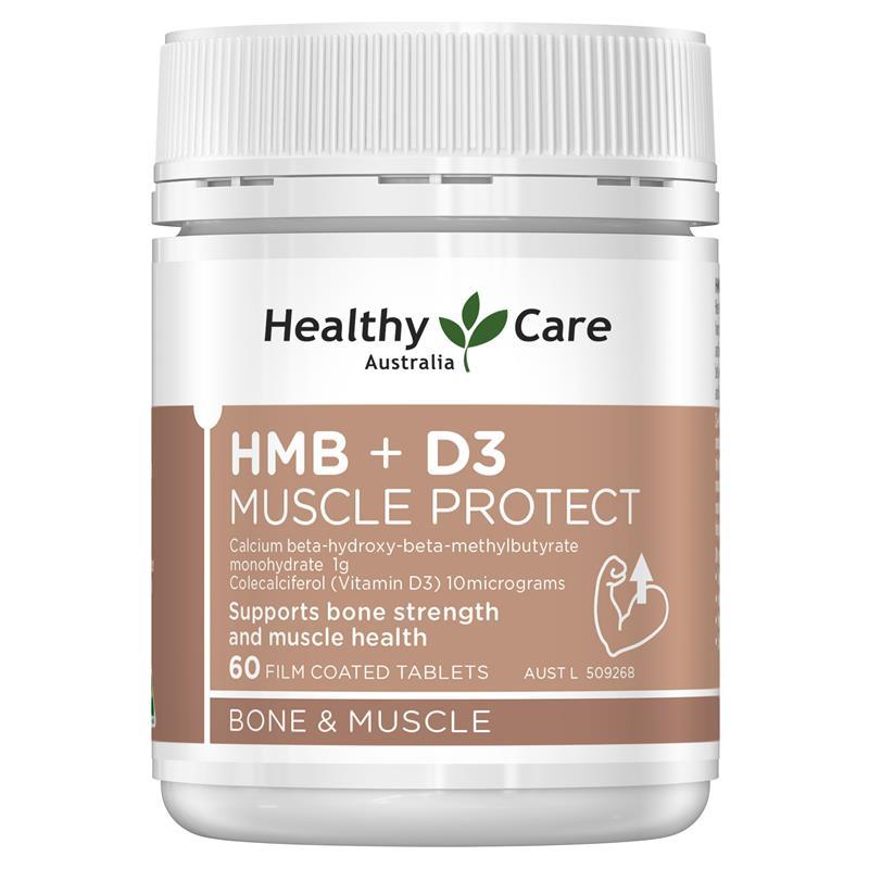 Healthy Care HMB + D3 Muscle Protect 60 Tablets