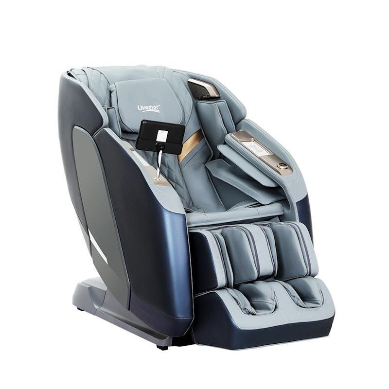 Livemor 4D Massage Chair Electric Recliner Double Core Mechanism Massager 1Unit