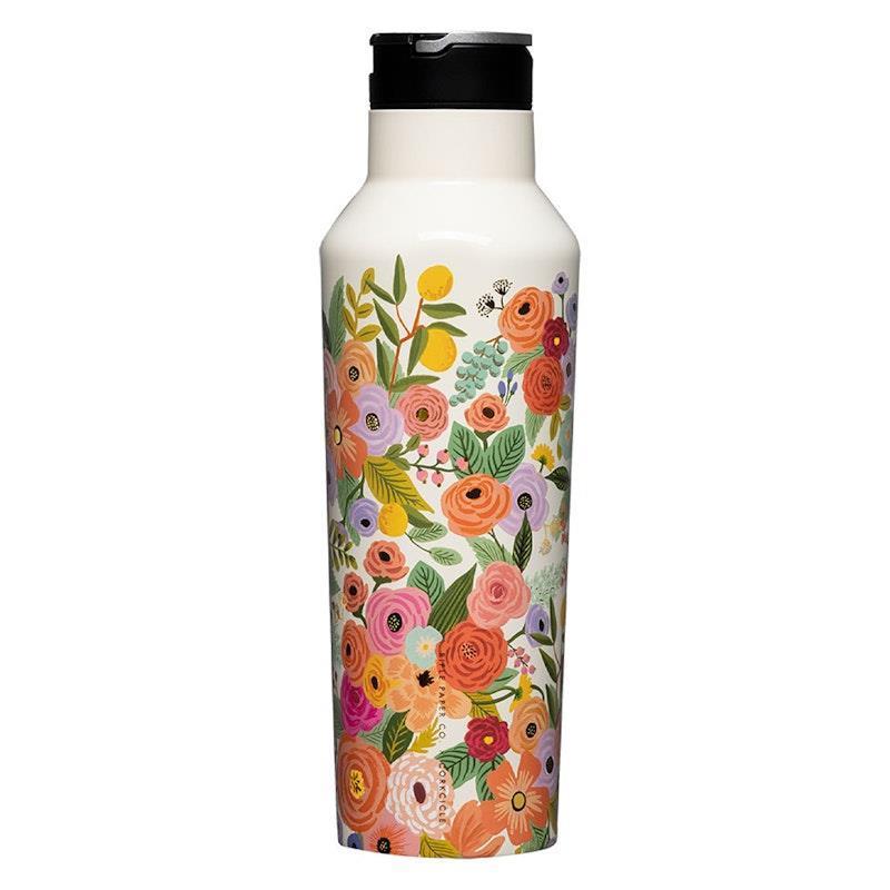 CORKCICLE Sport Canteen Rifle Paper Garden Party Cream 600ml