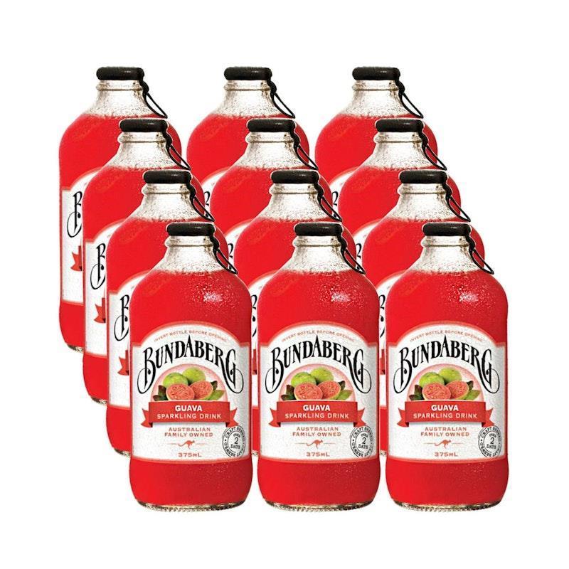 Bundaberg 375Ml Sparkling Drink Guava 12 Pack