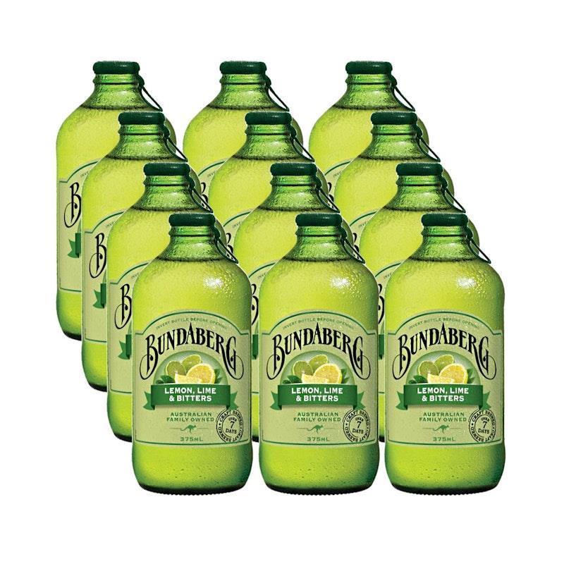 Bundaberg 375ml Lemon Lime & Bitters 12 Pack