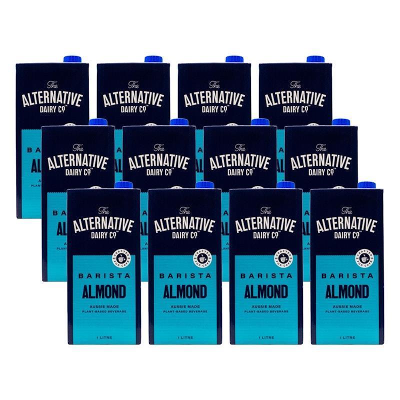 The Alternative Dairy Co Barista 1L Almond Milk 12 Pack